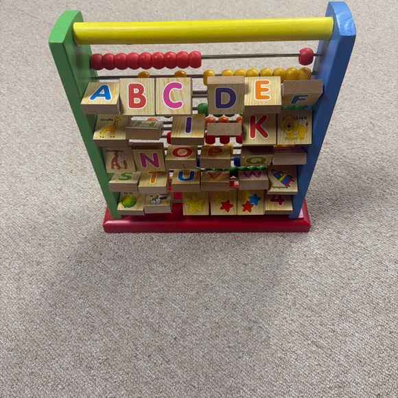 Multicolor Alphabet Learning Abacus - Picture 3 of 12